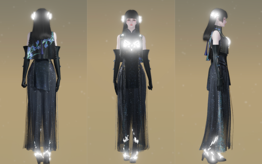 《天涯明月刀》新时装预告【晨夕&middot;百乐门】三体型以及染色手游先览