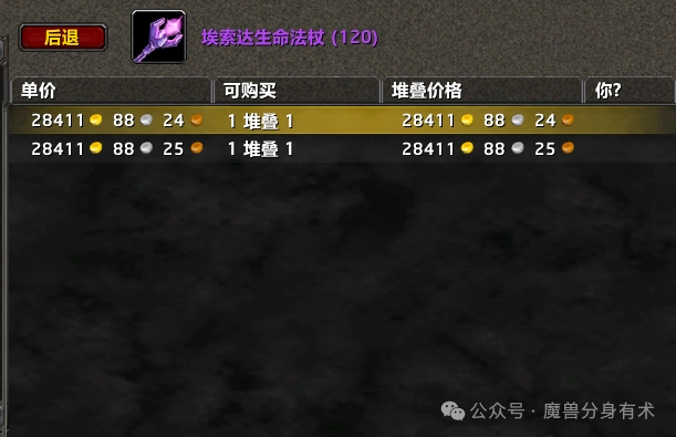 魔兽世界4件价值连城的装备，出一件就能吃排骨