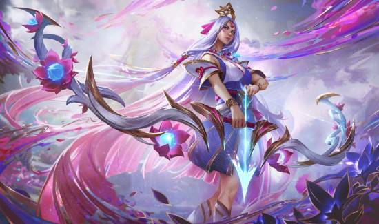 《LOL》灵魂莲华皮肤上新:刀妹婕拉仙味十足太美了!