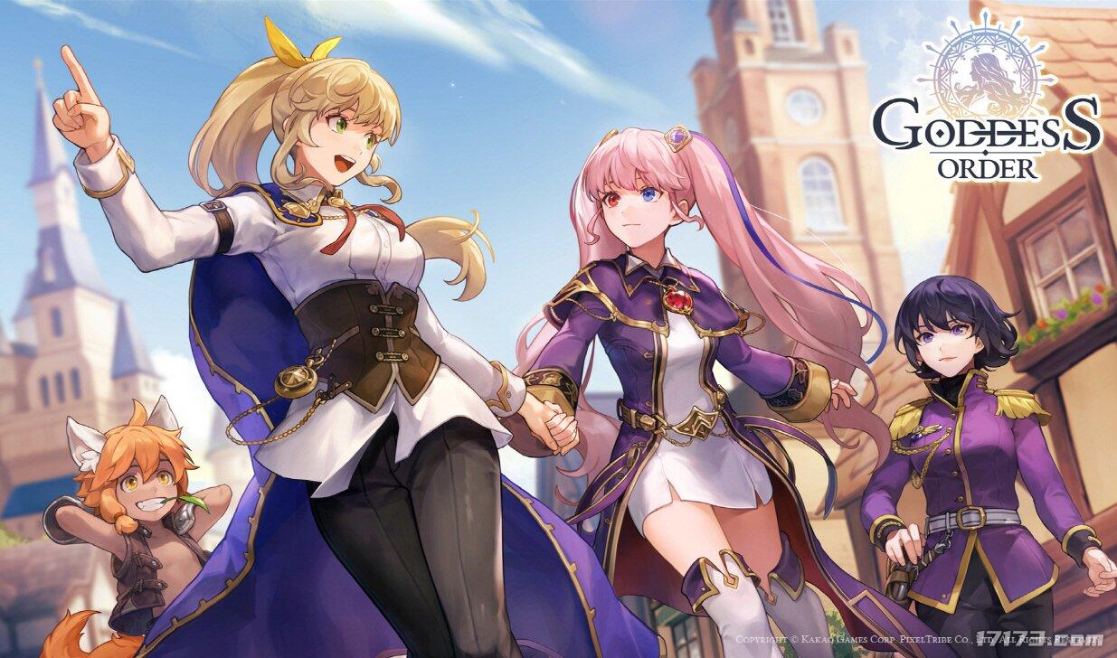 韩国二次元新作《女神指令》公开全新主视觉图