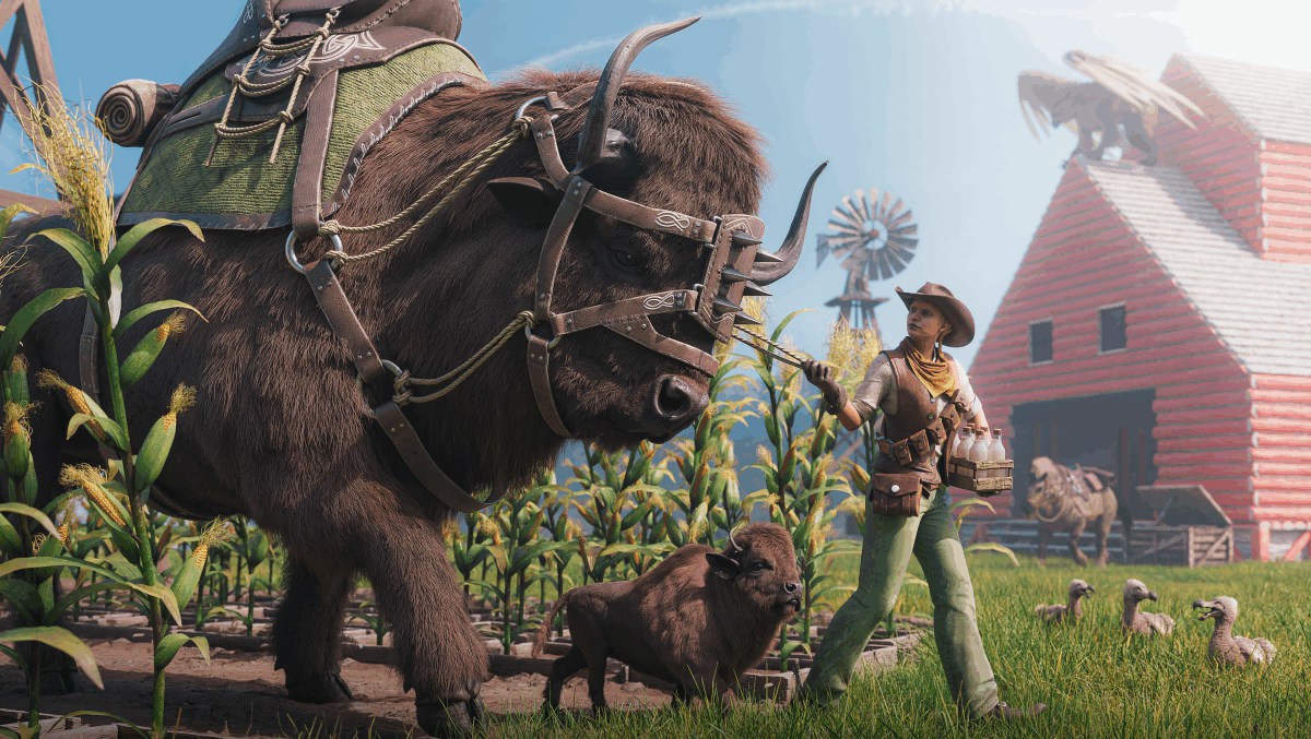 《方舟生存飞升》新生物野牛爆料，《仙境》DLC将于6月2日上线