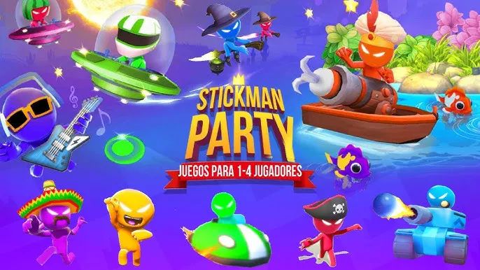 【PartyGame】《StickmanParty》：火柴人对战，体验超50款趣味小游戏！
