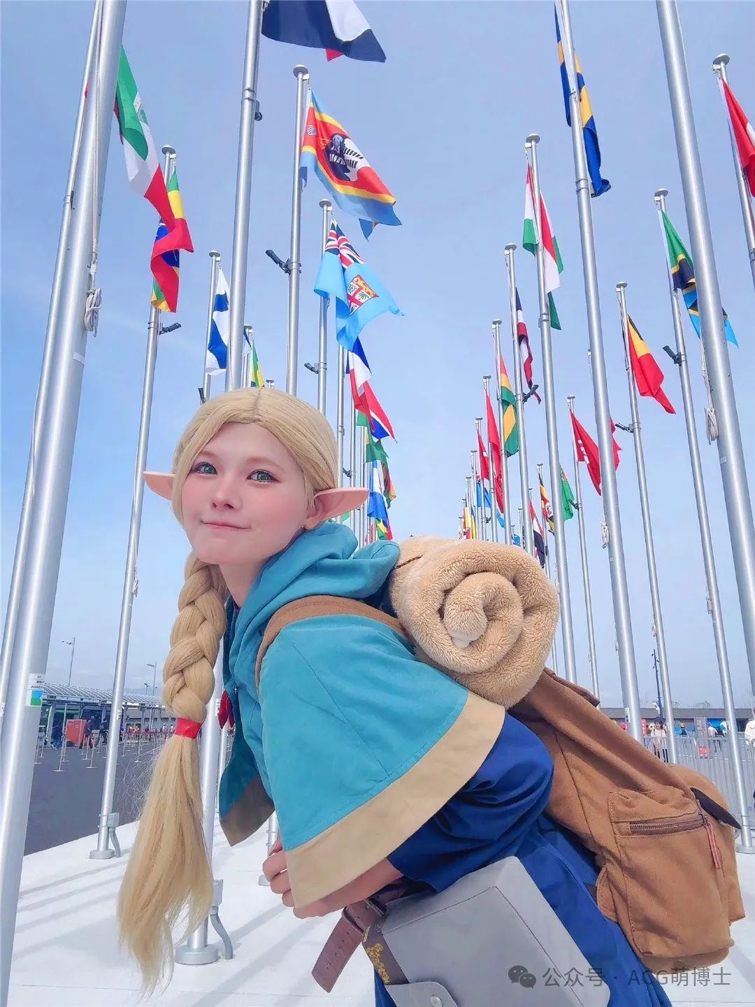 Coser扮《迷宫饭》玛露西尔逛日本世博会，没想到引发了争议